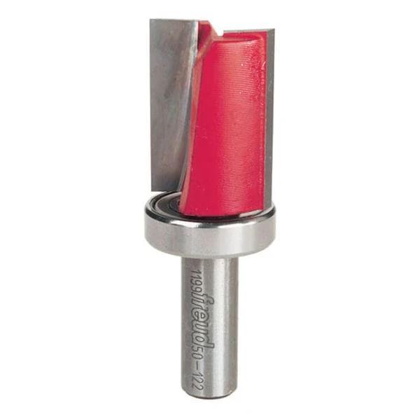 Pattern Router Bit - Top Bearing - Shank:1/2" - Diameter:1-1/8" - Cutting Length:1-1/2"